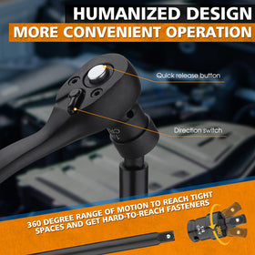 TOHOME detent hole keeps sockets secure during use