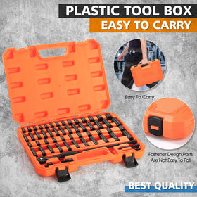 TOHOME includes 3-inch and 8-inch extension bars with a 1/4-inch universal joint for versatile reach