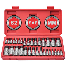TOHOME Master hex bit socket set, 1/4-drive, 2 mm size, for precise fastening tasks.