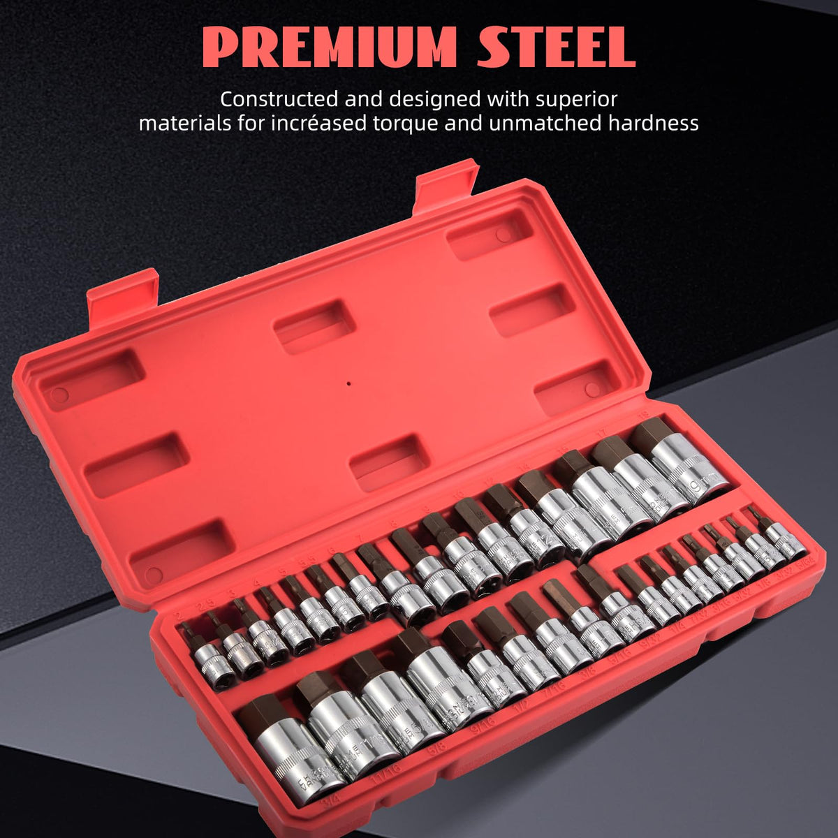 TOHOME Master metric sizes provide precise metric fastener fits.