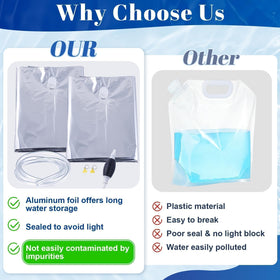TOHONGADON manual siphon pump included for easy water access