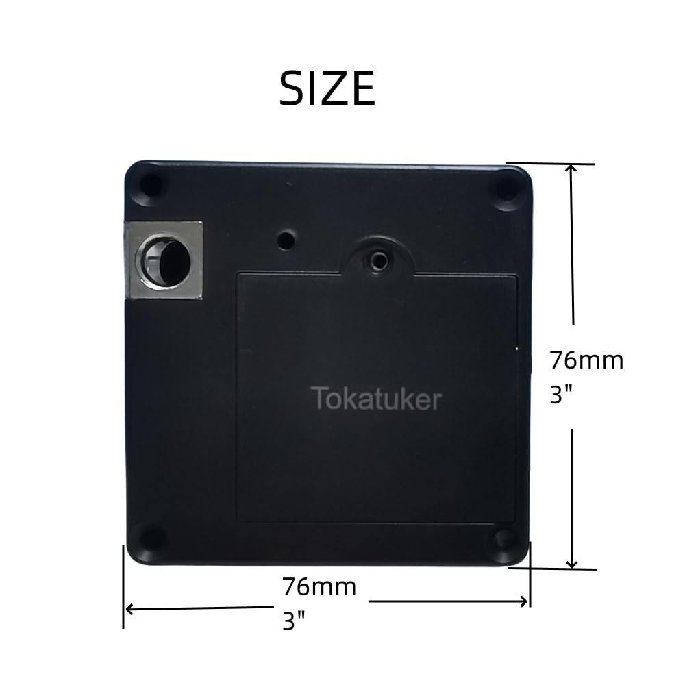 Tokatuker RFID NFC tags included to unlock with compatible devices.