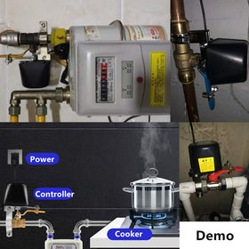 Tokatuker power adapter and wiring for reliable valve control setup.
