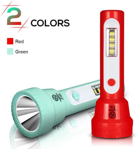 Tokeyla kids flashlight red top light option for nighttime use