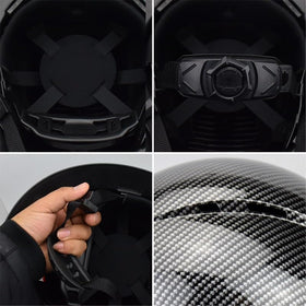 TOKISHI Full Brim Hard Hat vent slots for breathable wear