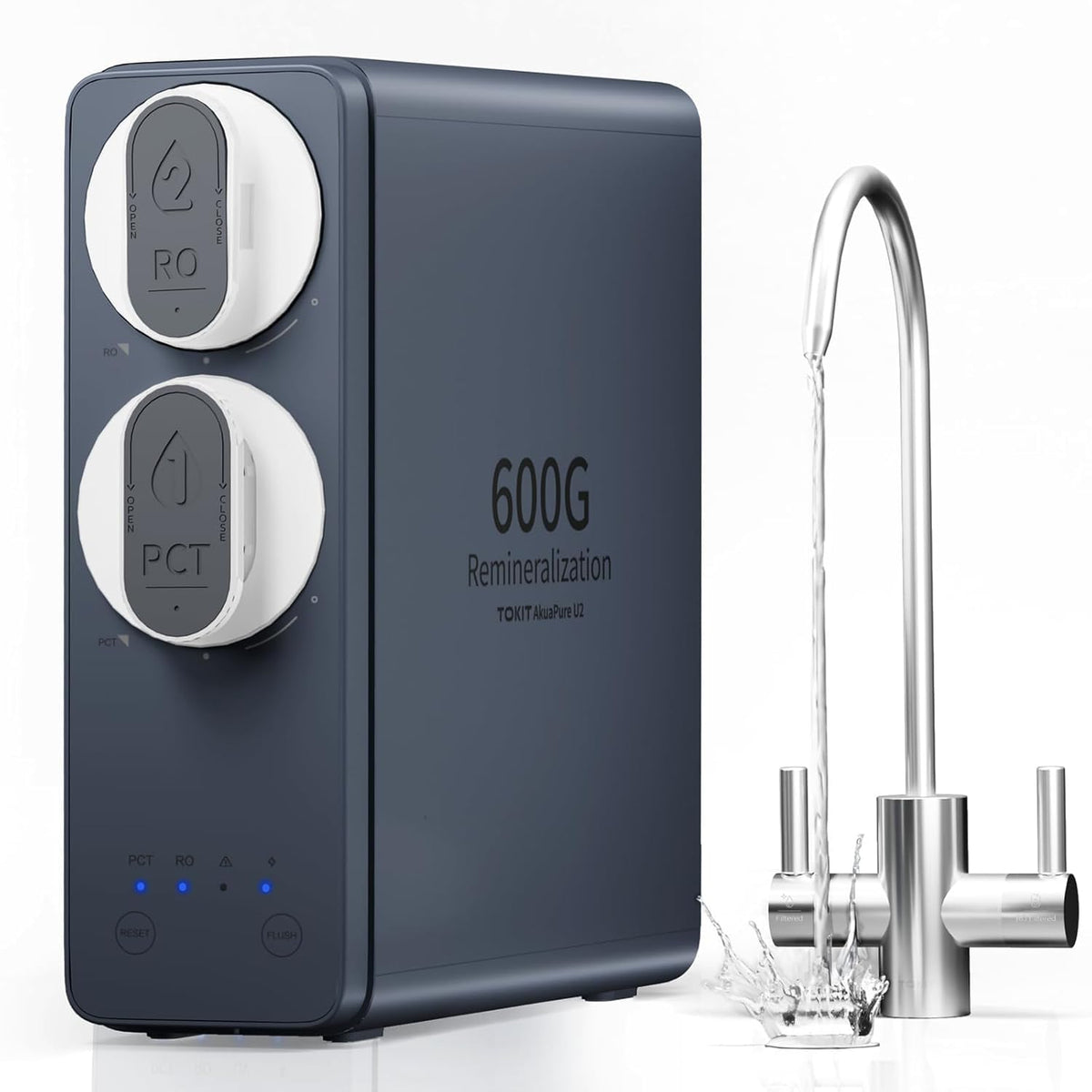 TOKIT U2 under-sink installation for convenient, clean-tasting water.