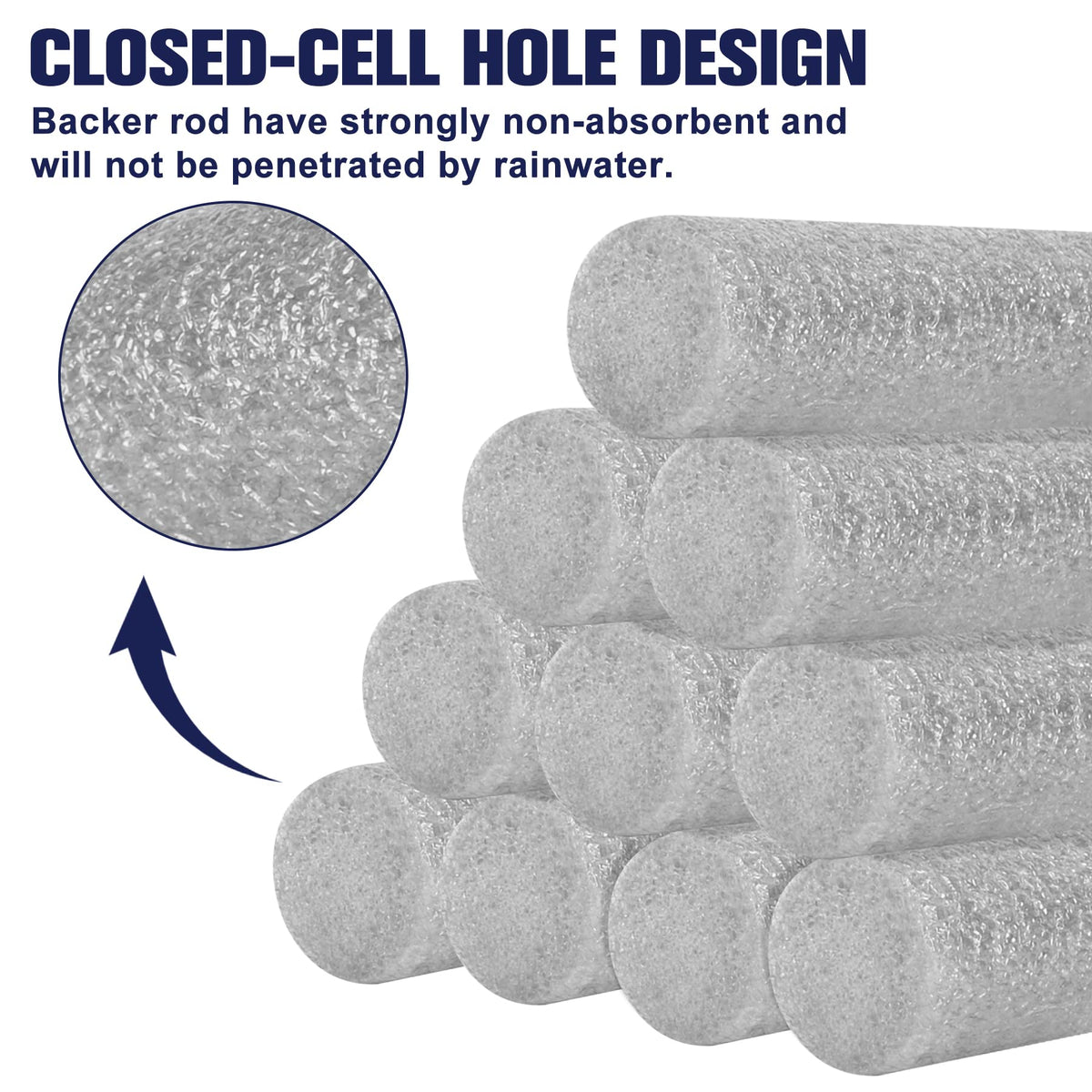 ToLanbbt backer rod foam supports thermal insulation in sealed joints.