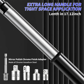 TOLCHENO 3/8 to 1/4 adapter supports versatile socket choices