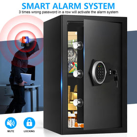 TOLEBLID safe illuminated interior with LED light for quick item location