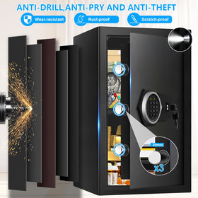 TOLEBLID large home safe pry-proof bolts for enhanced security