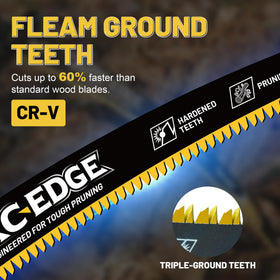 TOLESA CR-V steel construction for durable pruning tasks