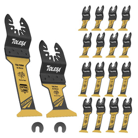 TOLESA extended-reach blades for precise cuts in tight spaces