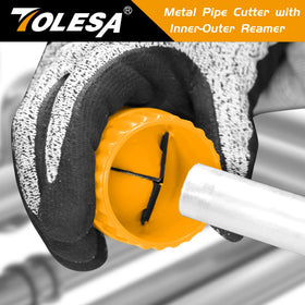 TOLESA robust aluminum body provides durable performance in professional plumbing.