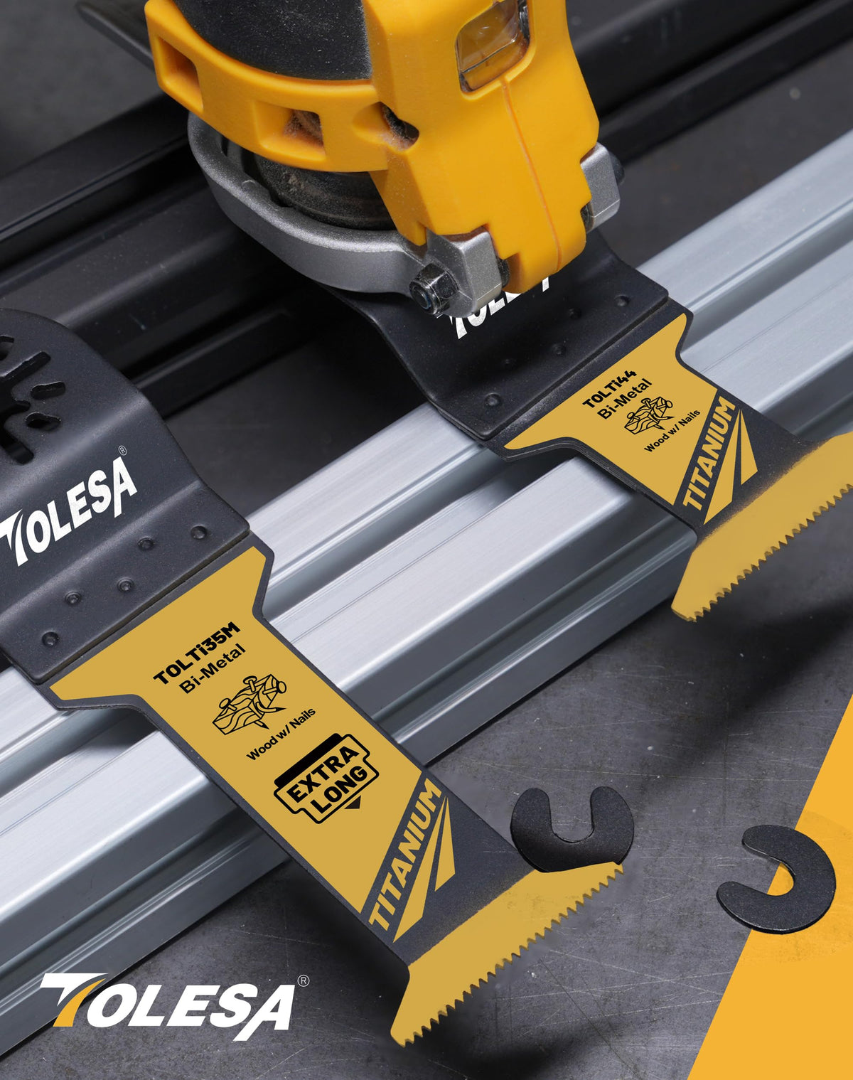 TOLESA quick-release compatibility for easy blade changes