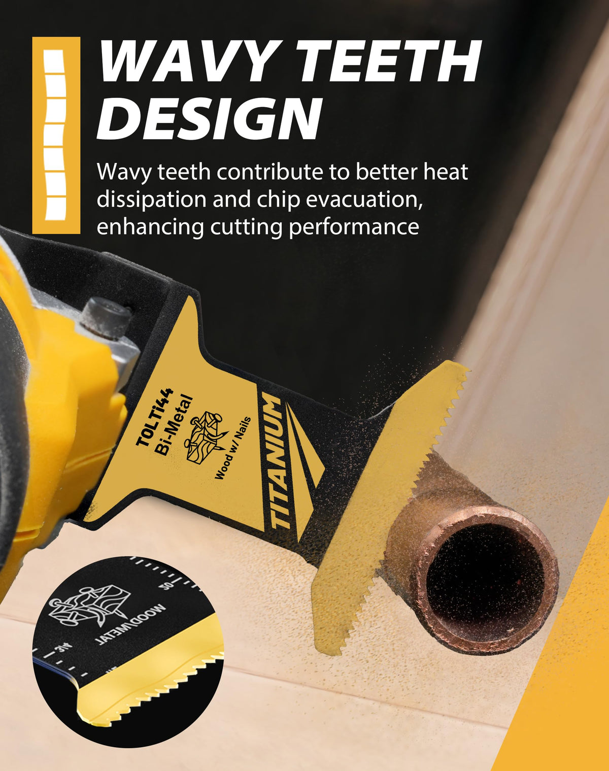 TOLESA universal compatibility with major oscillating tools