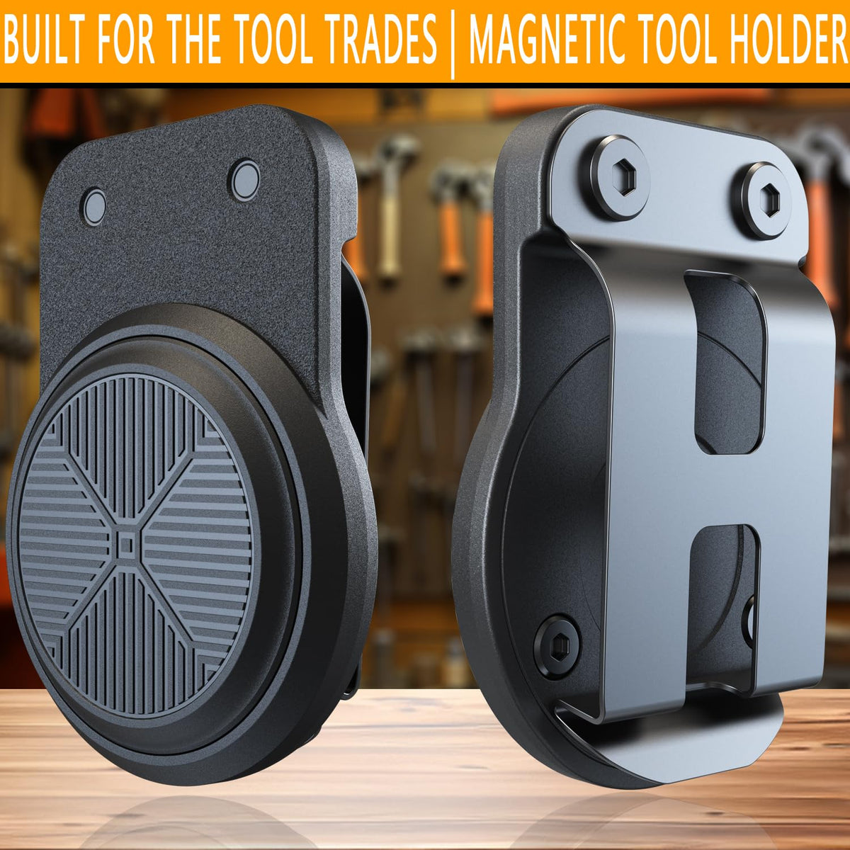 Tolholder strong magnet holds heavy tools securely for quick tool changes.