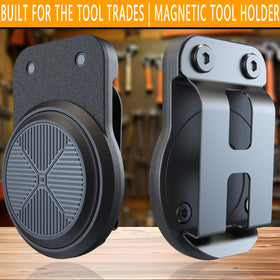 Tolholder strong magnet holds heavy tools securely for quick tool changes.