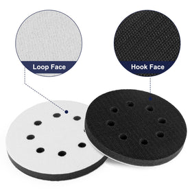 TolleSonne 8-hole design clears dust and extends disc life.
