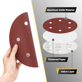 TolleSonne 80 grit close-up, smooth finishing on a variety of surfaces.