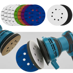 TolleSonne 5-inch sanding set for standard random orbital sanders.