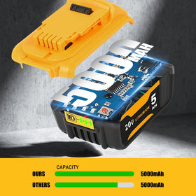 TOMAPEX DCB104 charger-station ready to top up batteries quickly.