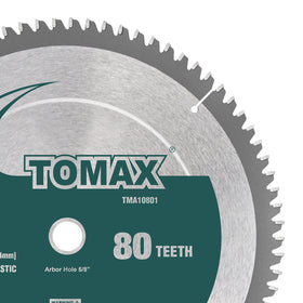 TOMAX 58-arbor assembly enables quick blade changes.