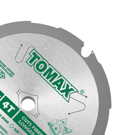 TOMAX PCDM71404 blade with DMK 5/8-inch arbor for laminate and fiber cement slicing