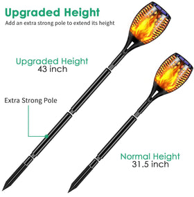 TomCare IP65 waterproof torch stands up to all weather outdoors.