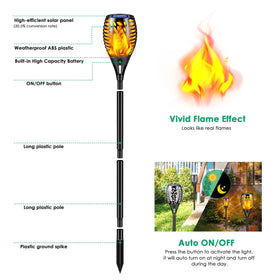 TomCare IP65 weatherproof torch keeps paths lit in rain or shine
