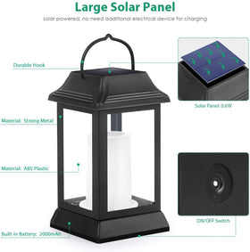 TomCare lantern IP65 waterproof for rain and snow outdoor reliability