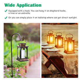 TomCare IP65 lantern on a walkway provides weather-ready lighting
