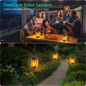 TomCare solar lantern patio-garden light for evenings