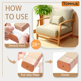 TOMHUA easy install protectors require no tools