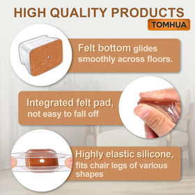 TOMHUA floor protection for hardwood, ceramic, laminate floors