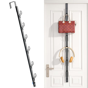 Tomir over-the-door hooks long 28.3-inch length enables family-friendly access