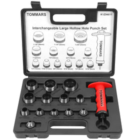 TOMMARS hollow punch kit case for organized transport and safe storage.