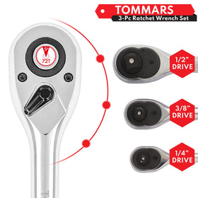 TOMMARS ergonomic handle reduces fatigue during use.