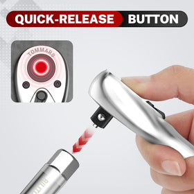 TOMMARS flush-mount design ratchets fit in tight spaces.