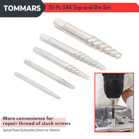 TOMMARS rust resistant satin finish reduces friction during cutting