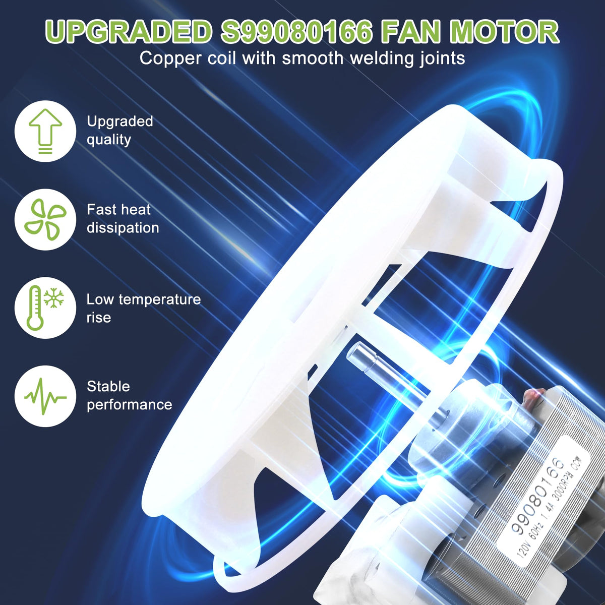TOMOON S99080166 BP28 low-noise operation supports quieter bathroom ventilation.