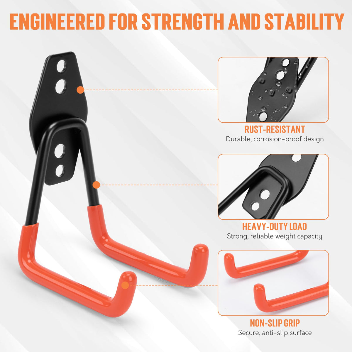 TONDA Solid steel construction endures daily garage use.