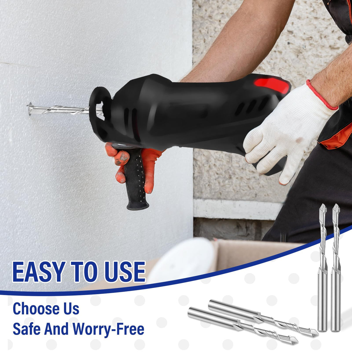 Tondiamo outlet box cutouts bit for clean drywall openings