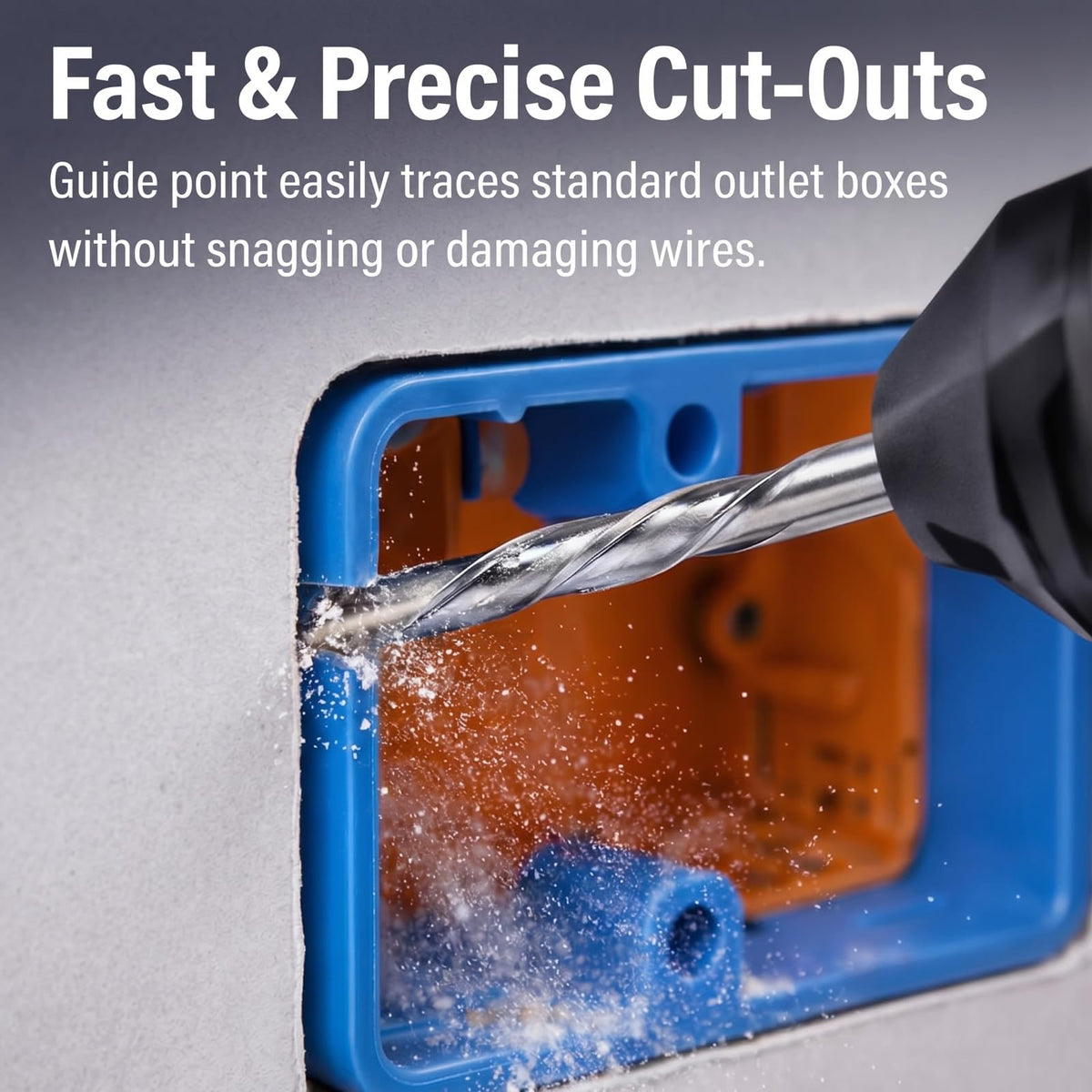 Tondiamo M2 high-speed steel drywall bit ensures strong performance.