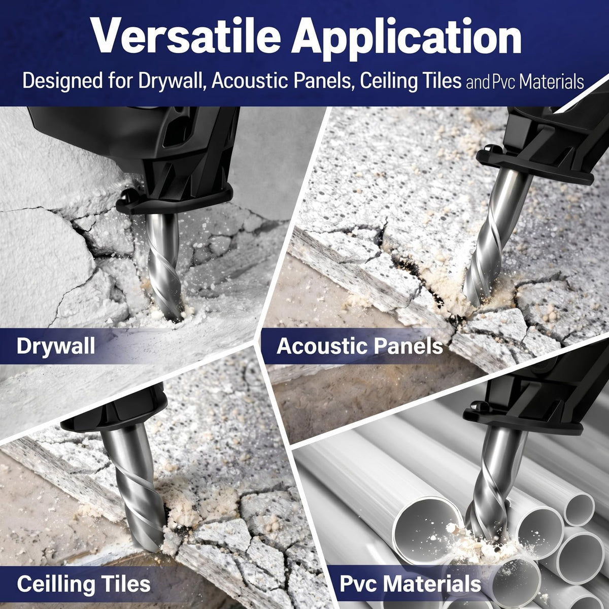 Tondiamo 50-piece drywall bit pack supports ongoing projects.