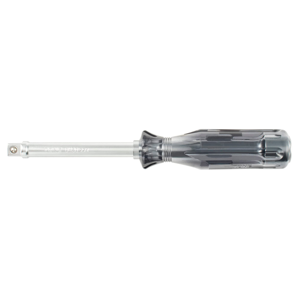 TONE DH30 screwdriver handle with square-drive end for fast bit changes.