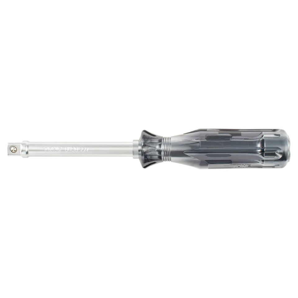 TONE DH30 screwdriver handle with square-drive end for fast bit changes.