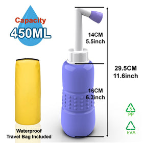 Angled 7‑hole nozzle enables targeted cleaning with minimal movement