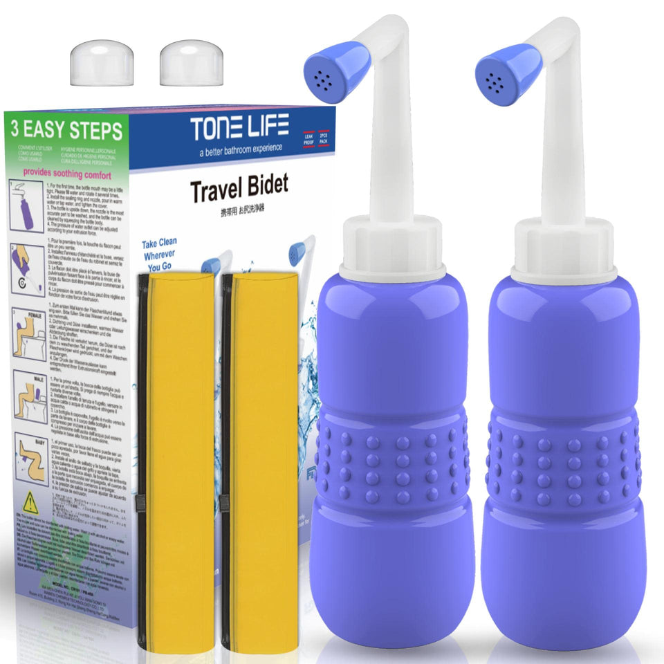 TONELIFE portable bidet with 450ml capacity for home or travel