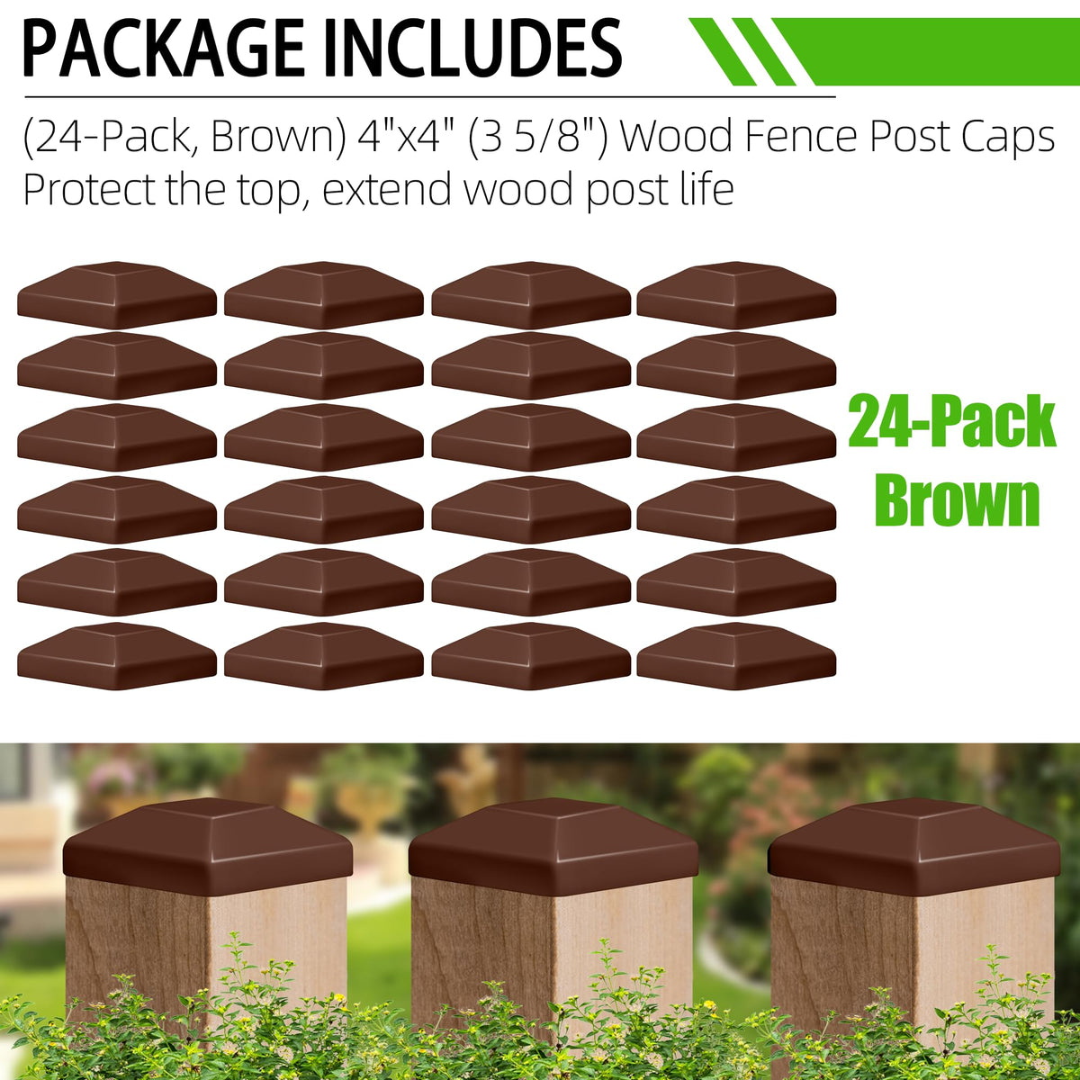TonGass 24-pack provides a cost-effective solution for fences and decks.