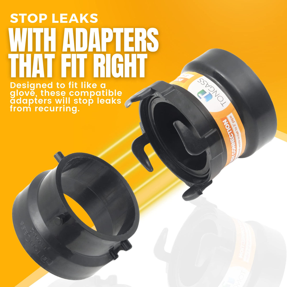 TonGass thread seal tape included for secure sealing
